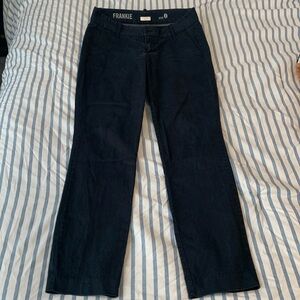J Crew Black Frankie Chino Size 0